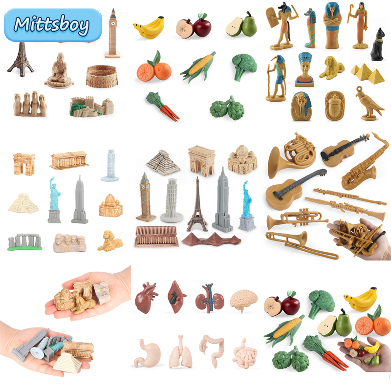 Musical Instrument Gif - Montessori Mainan Matematika Simulasi Bangunan Model