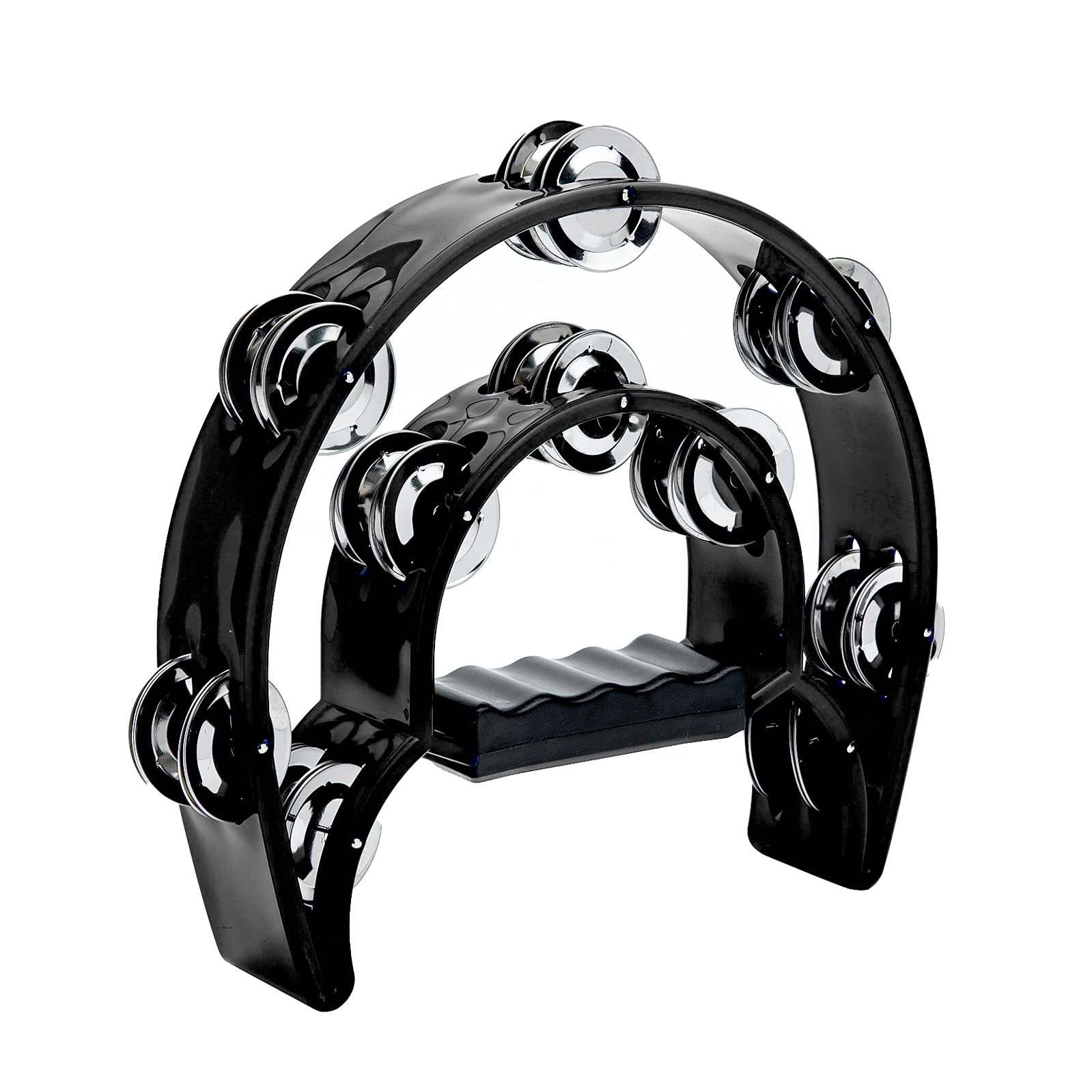 Musical Instrument Gif - Tamborine Double Row Metal jingle Hand