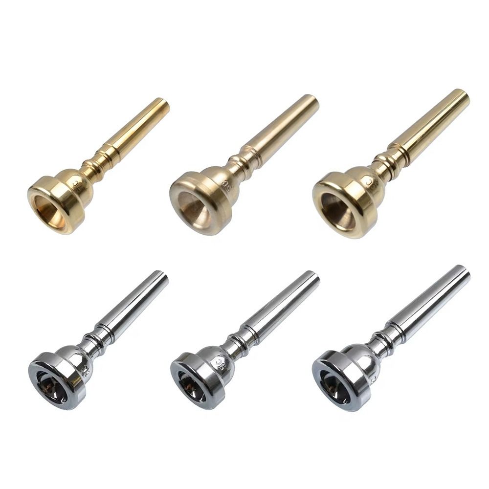 Musical Instrument Fagot - 3C/5C/7C Corong Terompet Emas/Perak Kuningan Aksesoris