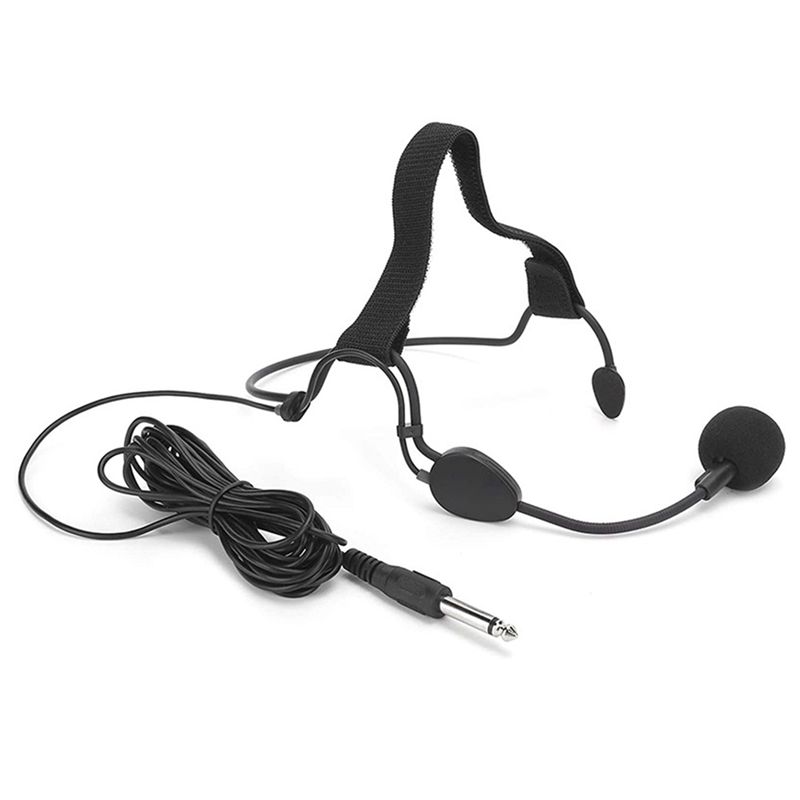 Musical Instrument Gif - B68A Mikrofon Headband Dinamis 6.35MM dengan