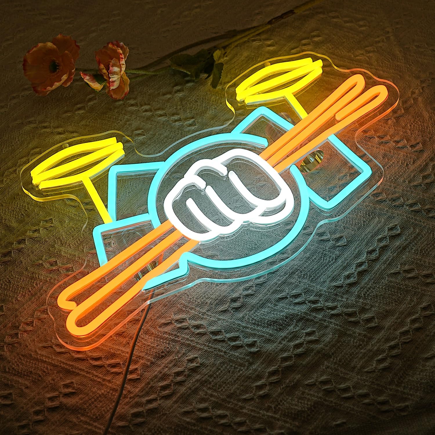 Lampu Neon LED Set Drum Berten - Musical Instrument Music ulasan dan harga