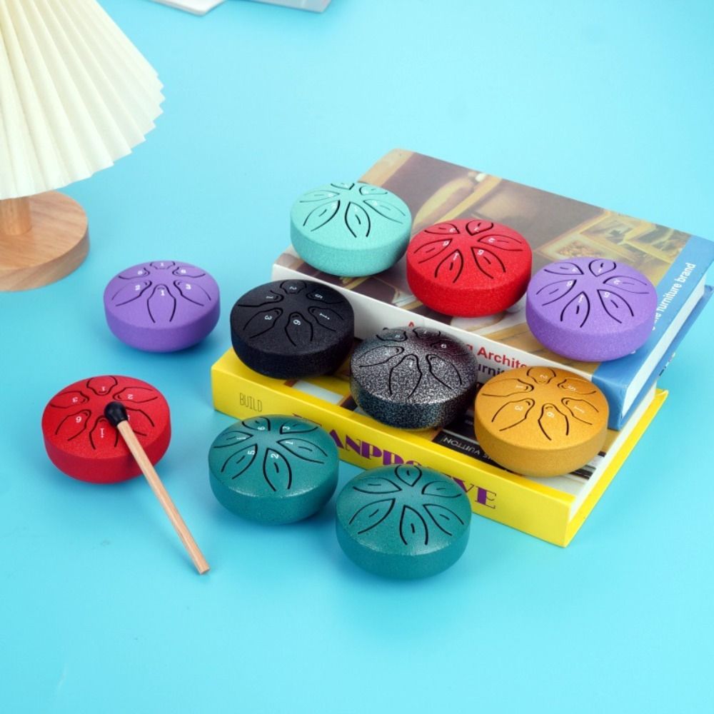 Set Drum Lidah Baja 6 Warna Dr - Tongue Drum Steel ulasan dan harga