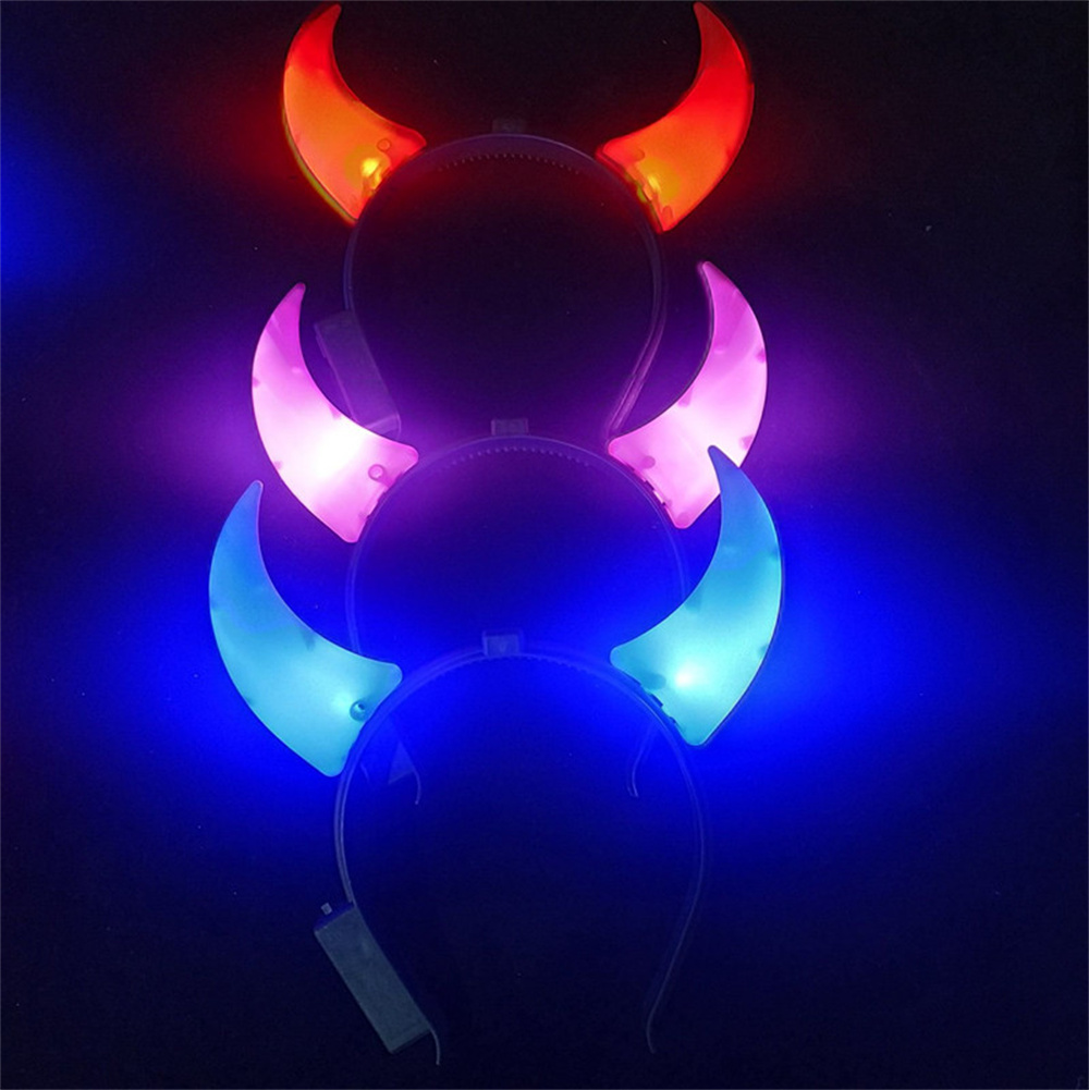 Bando Led tanduk setan menyala - Musical Instrument Gong ulasan dan harga