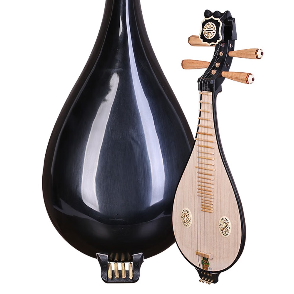 654 Liuqin (Tu Pipa) Kayu Cata - Musical Instrument Music ulasan dan harga