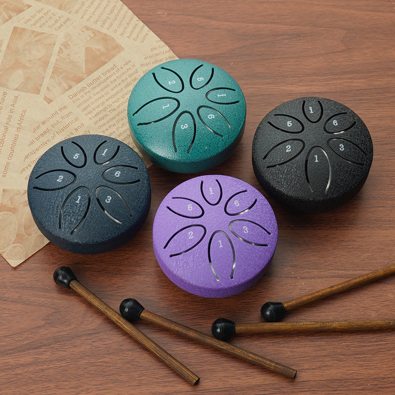 Drum Lidah Baja Mini 3 Inci 6  - Tongue Drum Steel ulasan dan harga