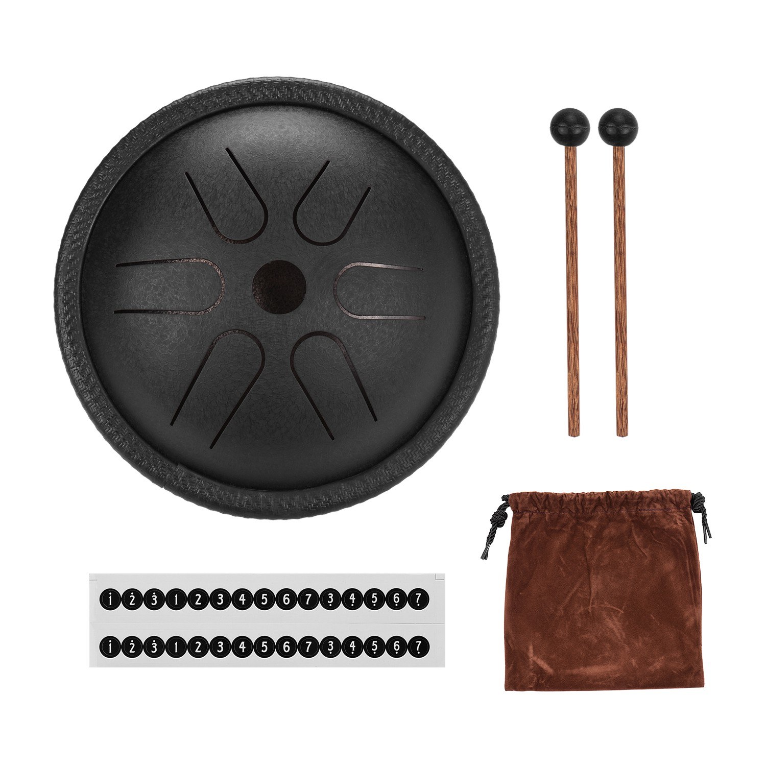 Drum Lidah Baja Mini 5,5 Inci  - Tongue Drum Steel ulasan dan harga