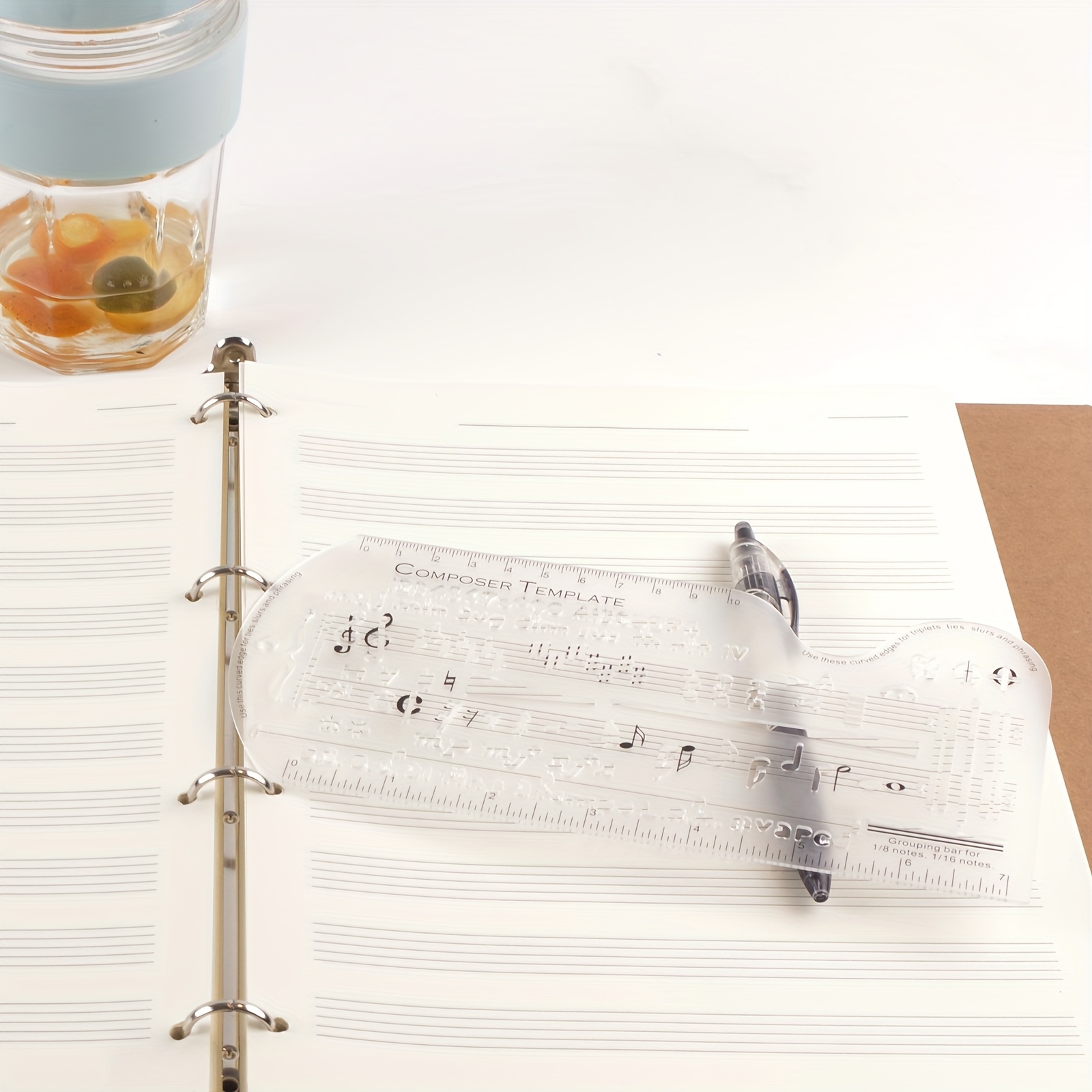 Penggaris Pengukur Lima Garis  - Musical Instrument In Drawing ulasan dan harga