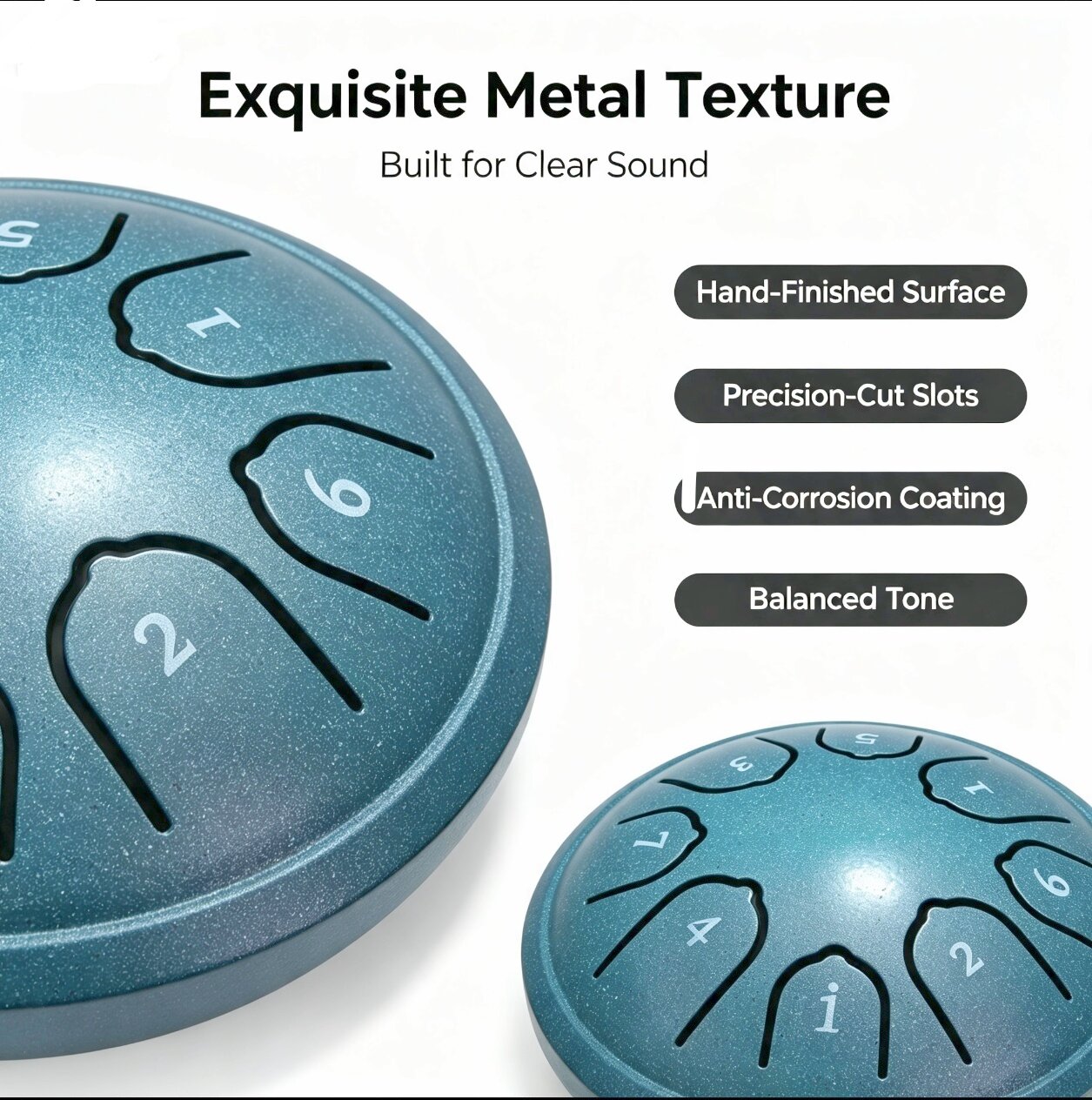Miwayer 8 Tone 4.5 Inch Steel  - Tongue Drum Steel ulasan dan harga