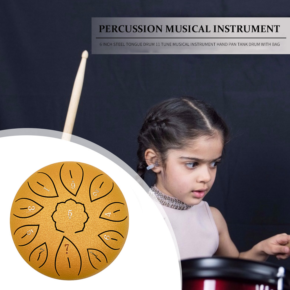 Set Hadiah Drum Lidah Baja 6 i - Tongue Drum Steel ulasan dan harga