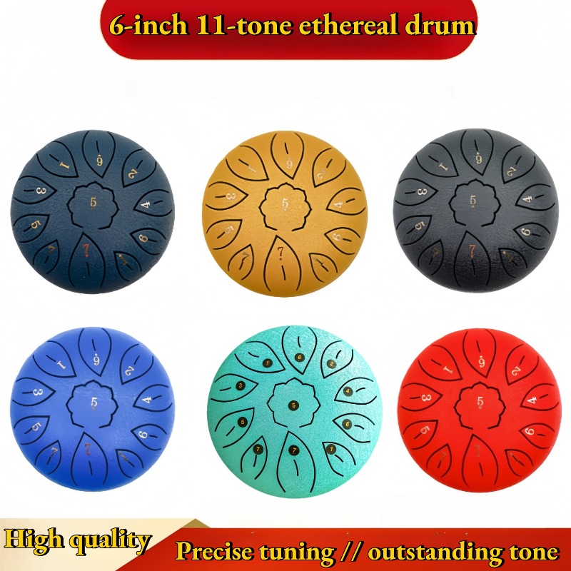 Instrumen Drum Ethereal 6 Inci - Tongue Drum Steel ulasan dan harga