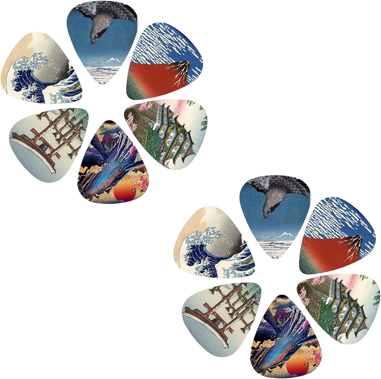 Baru 12 buah/set gitar pick-Je - Musical Instrument Fagot ulasan dan harga