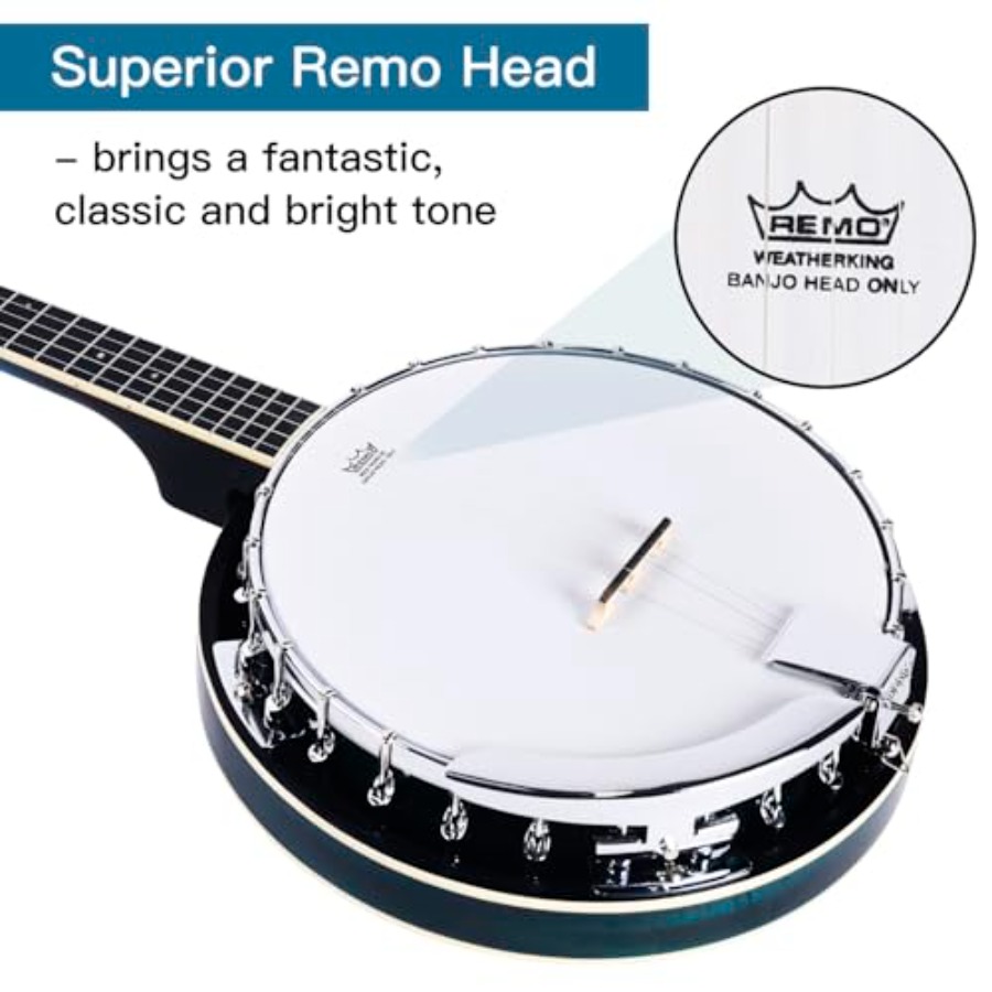 Set Banjo 5 Senar Ukuran Penuh - Banjo 5 String Open ulasan dan harga