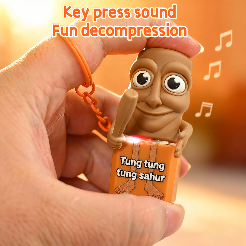 Gantungan Kunci Tung Tung Tung - Musical Instrument Gong ulasan dan harga